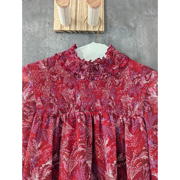 Women BCBG generation Dress size 6 red & pink - Picture 4 of 13